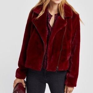 Rebecca Minkoff Henderson Faux Fur Medium Jacket